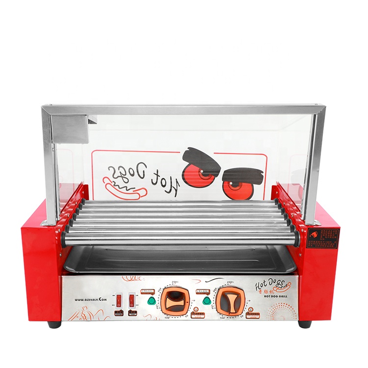 Hot Dog Press - Коммерческая электрическая машина для приготовления хот-догов,