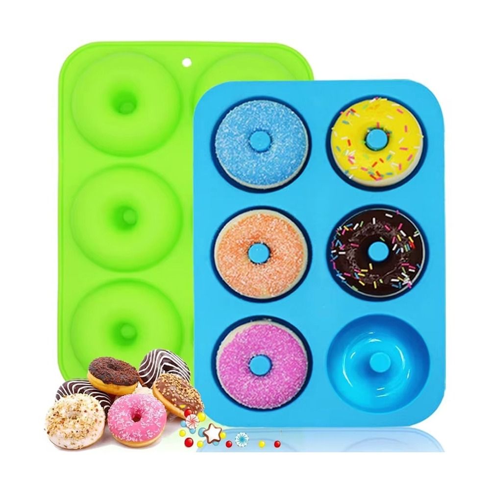 Donut Mold Silicone - Новая силиконовая форма для пончиков, устойчивая