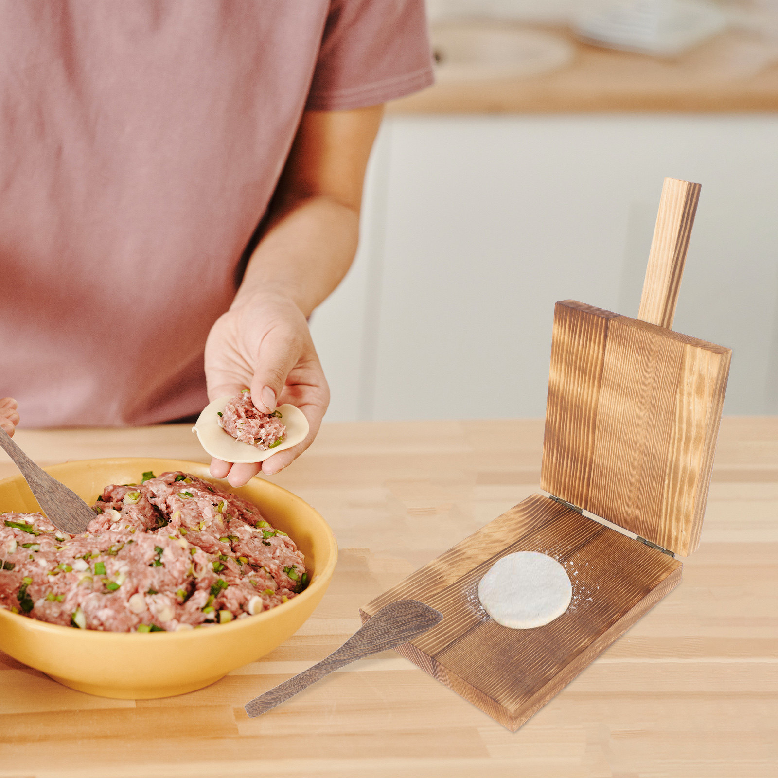 Набор деревянных инструментов  – обзор и цена Dumpling Press Set