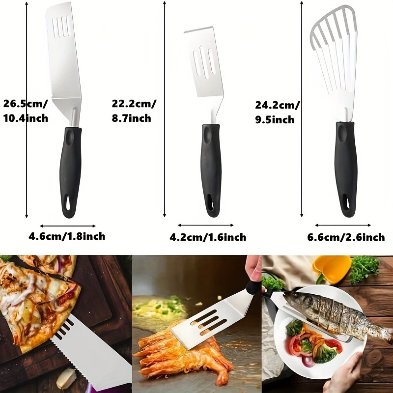 3 шт. мини-набор лопаток из не – обзор и цена Okonomiyaki Spatula