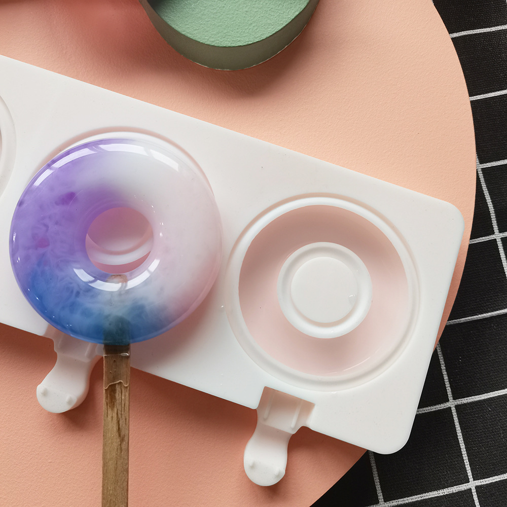 Большой пончик, 4-полая форма  – обзор и цена Donut Mold Silicone