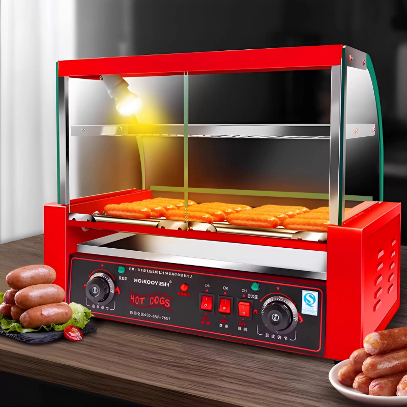 Коммерческая 7-трубная машина  – обзор и цена Hot Dog Press