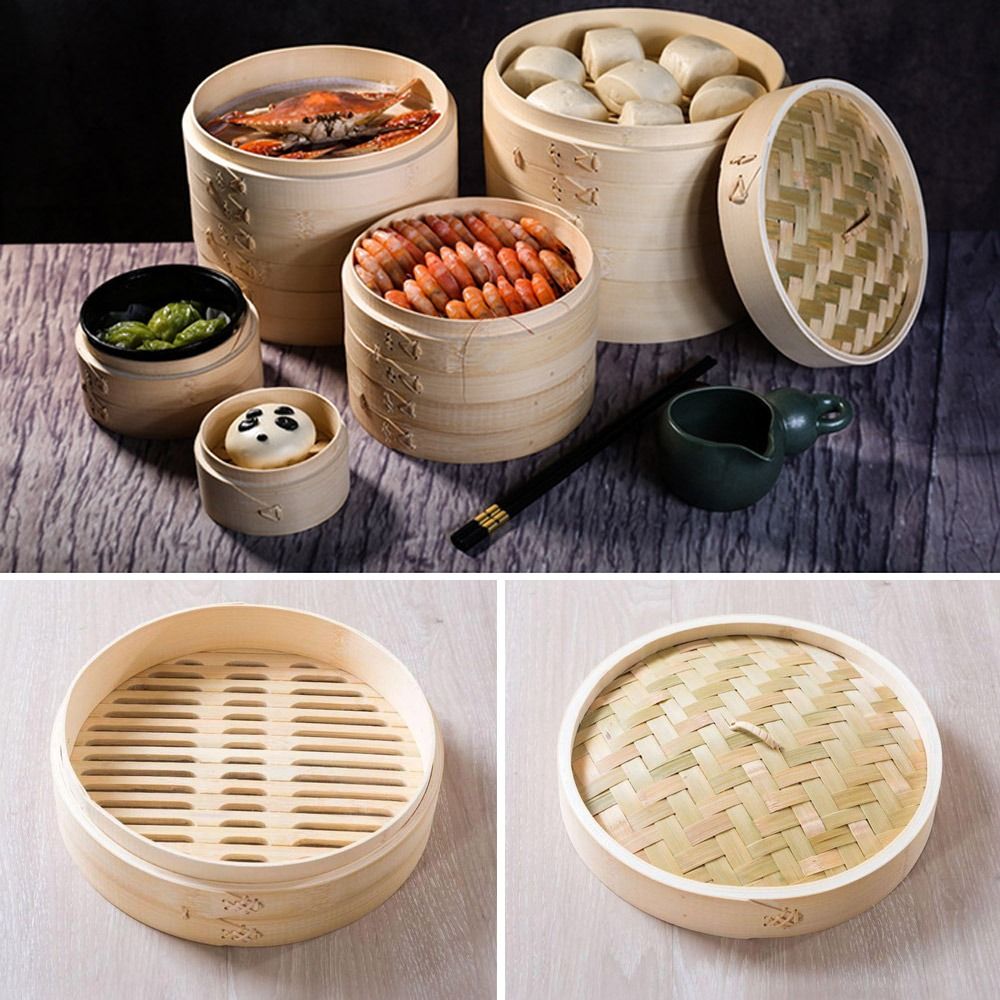 Бамбуковая корзина для паровар – обзор и цена Bao Steamer Bamboo